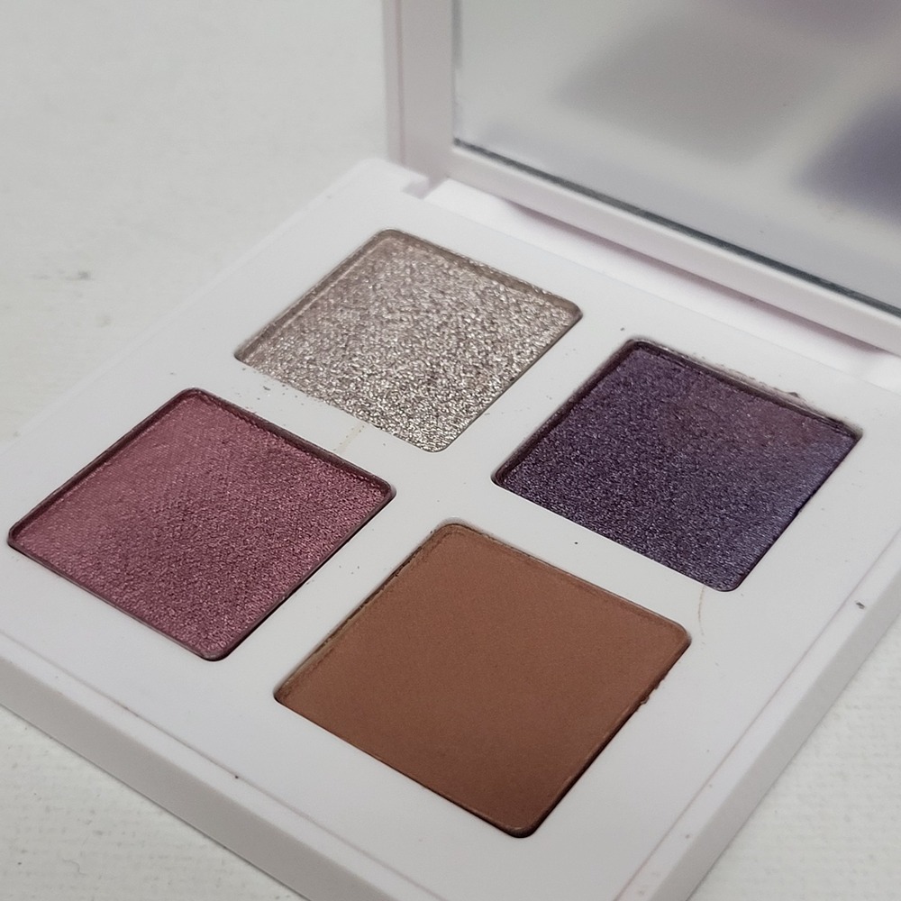 NEW Mario Glam Quads Rosy Glam Eyeshadow Palette Makeup 4 Shades Metallic‎
